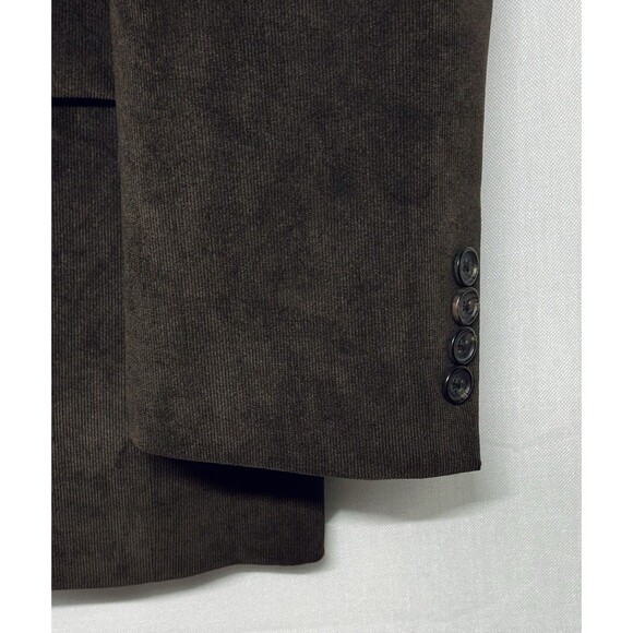 Ralph Lauren 2 Button Brown Thin Line Corduroy Blazer Sports Coat size 44 - Picture 7 of 7